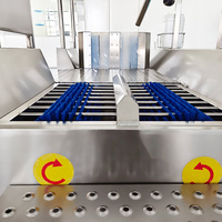 Système de nettoyage automatique sans contact, station d'hygiène pour l'industrie alimentaire