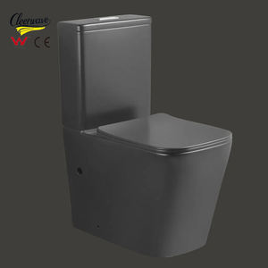 2025 Factory Wall-Mounted <strong>Black</strong> Toilet Set Modern Ceramic Dual-Flush Commode Bowls Siphonic Home Washroom <strong>Bathroom</strong> - Product Image 1