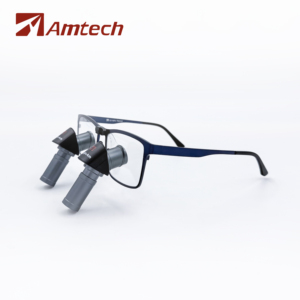 แว่นขยายสำหรับผ่าตัดทางทันตกรรม <span class=keywords><strong>Amtech</strong></span> ErgoAm 6.0x แบบ Ergonomic พร้อมไฟ LED กำลังขยาย 6.0 เท่า ใช้สำหรับการแพทย์ ปรับกำลังขยายด้วยมือ - Product Image 4