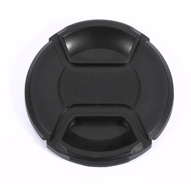 Photography Equipment Digital Camera Accessories Plastic Black Full Frame RoHS Certified Middle Pinch Universal 52mm Lens Cap