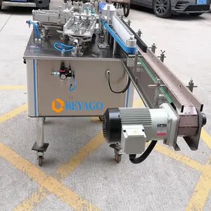 Glue Labeling Machine Automatic Round Bottle Metal Cans Paper Cans Wet Glue Labeling Machine