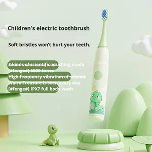 <span class=keywords><strong>Herschel</strong></span> Factory Direct brosse à dents électrique sonique domestique pour enfants à poils souples IPX7 étanche USB charge modèle HX-01 - Product Image 3