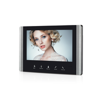 Vidéophone Filaire 4 Fils 7 Pouces, Moniteur Écran LCD Étanche IP65, Interphone