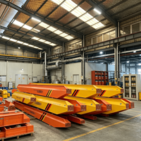 Pont roulant monopoutre électrique à commande sans fil, à faible hauteur de levage, 4 tonnes, pour ligne de production de composants automobiles, direct usine
