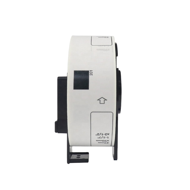 INK-TANK Compatible DK1201 DK-11201 DK11201 DK 11201 Black on White Self Adhesive Thermal Paper Label Roll for Brother Printer