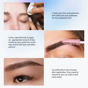 Kit de <span class=keywords><strong>teinture</strong></span> hybride pour sourcils et <span class=keywords><strong>cils</strong></span>, gel rehausseur de sourcils semi-permanent waterproof à base de plantes, marque privée, avec <span class=keywords><strong>teinture</strong></span> pour sourcils - Product Image 3
