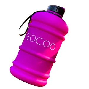 반 갤런 누설방지 BPA 자유로운 물병 l 적당 체육관 74 온스 휴대용 물 주전자를 위한 큰 스포츠 주전자