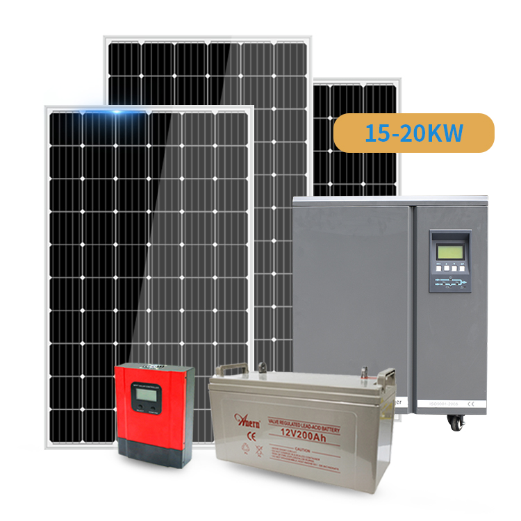 Комплект панелей солнечной энергии для дома, 5 кВт, 10 кВт, 20 кВт, высокое качество