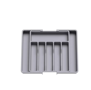 Organizzatore Espandibile per Cassetti, Vassoio <span class=keywords><strong>Portaposate</strong></span> Regolabile <span class=keywords><strong>in</strong></span> <span class=keywords><strong>Plastica</strong></span>, Porta Utensili <span class=keywords><strong>da</strong></span> Cucina per Cucchiai, Forchette e Coltelli - Product Image 6