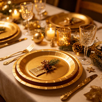 Assiettes en papier Joyeux Anniversaire, vaisselle jetable colorée pour décorations de fête
