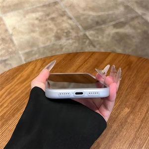 Funda Magnética Ultraligera y Ultrafina para iPhone 17 Pro Max 16 15 14 con Protección de Orificios Finos, para iPhone 17 Pro, Transparente Naranja - Product Image 6