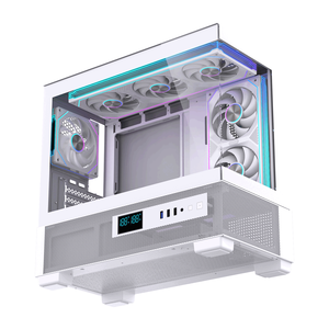 Lovingcool Phổ Biến OEM Đầy Đủ Tháp PC Chơi Game Khung Máy Tính Kính Cường Lực Máy Tính Để Bàn PC Trường Hợp Với Nhiệt Độ Màn Hình Hiển Thị - Product Image 3