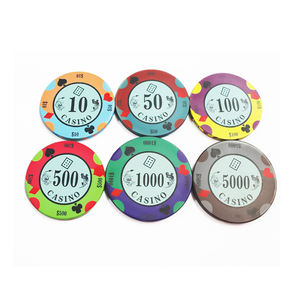 Fichas de Póker de Cerámica para Casino, Texas Hold'em, 55 mm, 22 Gramos, 3.3 mm de Grosor, Fabricante Mayorista Personalizado, Nuevo WPT - Product Image 4