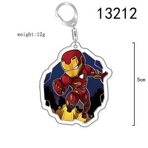 NASNAK Avengers Marvel, Figura de Dibujos Animados de Iron Man, Spider-Man y Capitán América, Linda Figura Acrílica de Doble Cara Personalizable de 5 cm, Individual - Product Image 2