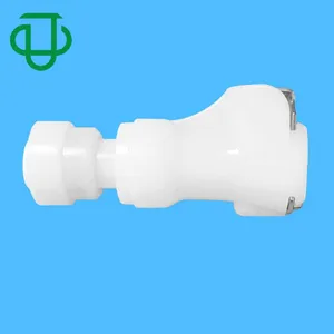 JU 1/4''OD Pneumatic Push In Pipe Fittings Plastic In-Line Valved Quick Disconnect Couplings Tube Push Fit Fittings