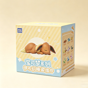 Hot Sale Pokemoned Eevee <span class=keywords><strong>Friends</strong></span> Sleeping Series Anime Blind Box per Ornamenti Auto e Decorazioni Casa - Product Image 5