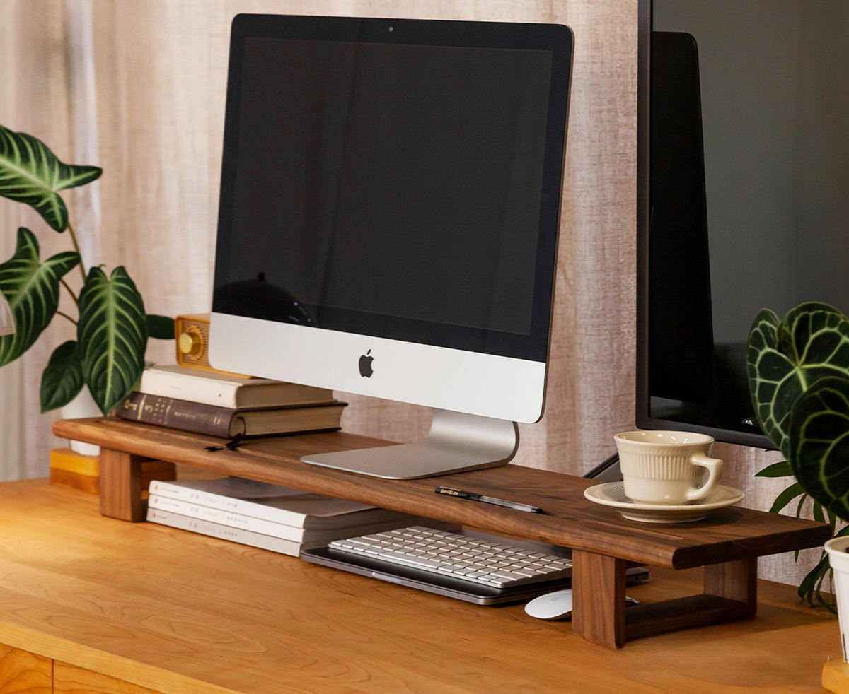 Bois de noyer, pas de tiroir