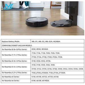 새로운 14.4V 1800Mah 클리너 배터리 ABL-D1 아이로봇 룸바 i 시리즈 i7 i7 + i8 e5 7150 7550 e5150 e5152 4624864 ABL-D1 - Product Image 5