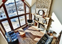Station familiale, lodge de montagne, cabane ligneuse, cabane pour vacances
