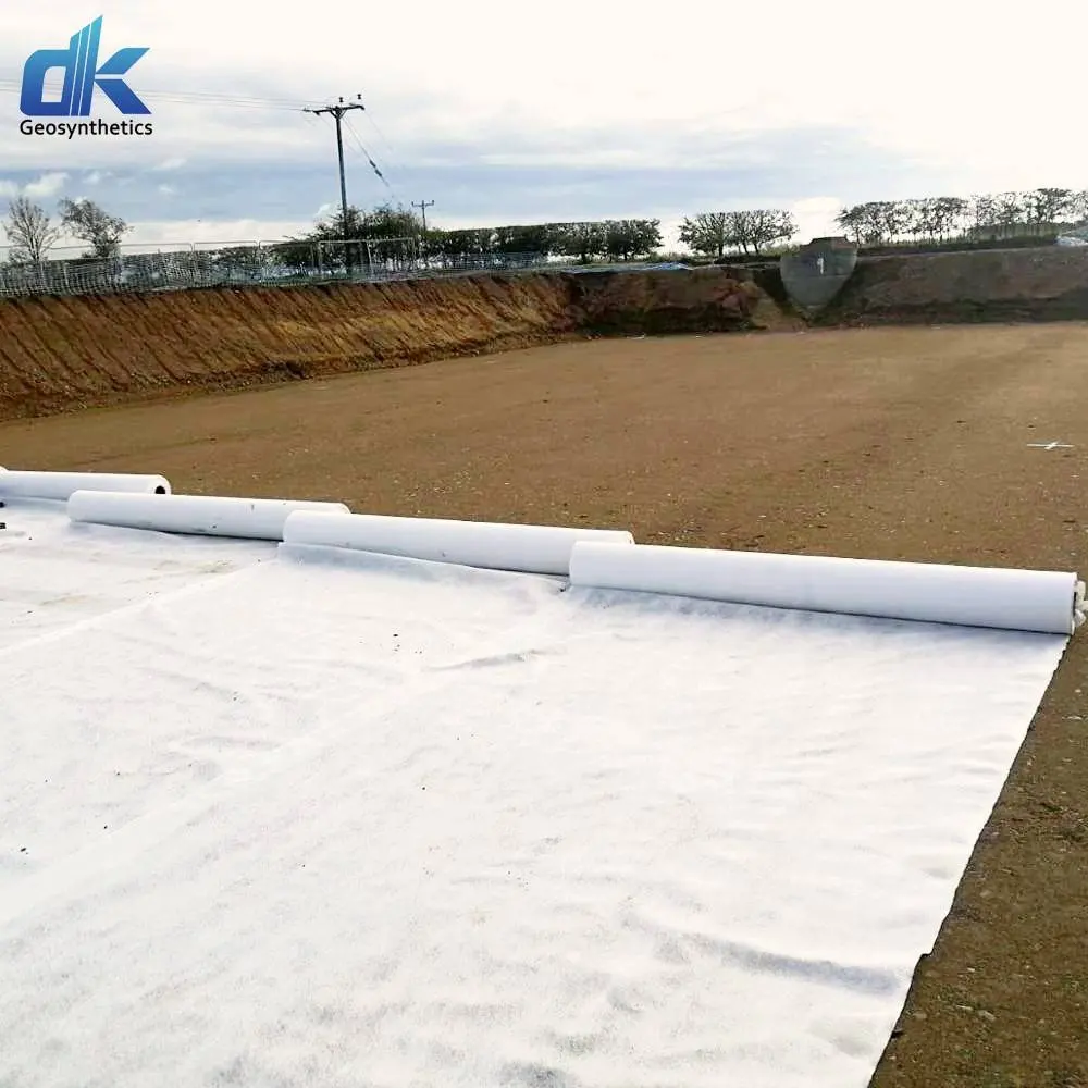 Dingkun geotextile 도로 철도 건축을 위한 비 길쌈된 geotextile 가격 geotextile