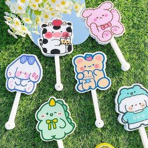 พัดลมพับได้ 6 ตอน ลายการ์ตูน พกพาสะดวก สำหรับเด็ก ใช้ในช่วงฤดูร้อน มีหลายสีและหลายแบบ - Product Image 3
