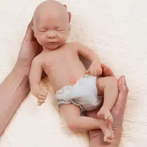 Babeside lebensechte vollsilikon-wiedergeborene babypuppen neugeborene kleinkind-wiedergeborene puppe