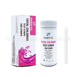 Tiras Reactivas de Cloro Total Wancheng Bio, 100 Tiras, Resultados Rápidos para Detección de Aguas Residuales en Plantas de Tratamiento - Product Image 5