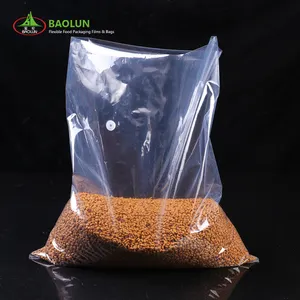 PE Air Feed Bag Transparent Anaerobic Fermentation Bag with One Way Degassing Valve Grain Cereal Air Valve Fermented Feed Bag