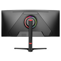 Écran d'ordinateur incurvé 34 pouces 165 Hz, moniteur de jeu PC 3440*1440 4K UHD