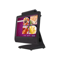 Système de point de vente BVS BVS-SW156T1 15,6'' VFD tout-en-un avec écran tactile, caisse enregistreuse, processeur Intel, Windows 10, 4 Go de RAM, pour magasin de détail, COM2 USB, HD LAN