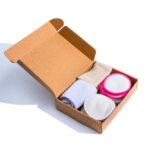 Tampon démaquillant réutilisable rond <span class=keywords><strong>lavable</strong></span> éponge en bambou démaquillage nettoyage du visage <span class=keywords><strong>disque</strong></span> d'essuyage pot en bambou support de boîte - Product Image 2