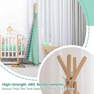 Tente de jeu portable pour enfants, <span class=keywords><strong>tipi</strong></span>, piscine à balles, château pour garçons et filles, espace de jeu intérieur - Product Image 6