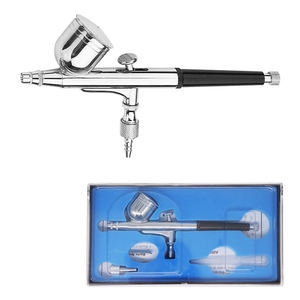 <span class=keywords><strong>Royalmax</strong></span> AB-130 Aerógrafo de Ação Dupla com Alimentação por Gravidade de 0.3mm para Decoração de Bolos, Arte de Unhas, Tatuagem e Modelagem - Product Image 3