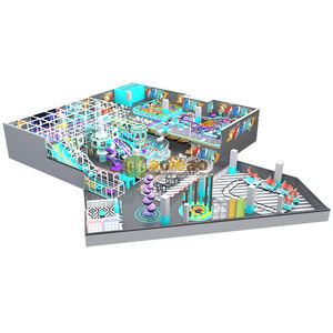 ศูนย์รวมความบันเทิงธีมเมืองแห่งอนาคต อาโอเลาโอ สนามเด็กเล่นในร่ม ขยายพื้นที่เมือง สไลเดอร์หิมะแห้ง ปีนผา ห้างสรรพสินค้า มาตรฐาน TUV/CE - Product Image 2