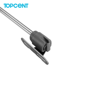 Charnière à gaz pneumatique à bras droit pour porte de meuble de cuisine, finition gris argenté, fermeture douce haut/bas, en promotion - Product Image 5