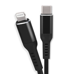 Éclairage/USB C vers éclairage USB-C à la lumière câble PD Nylon tressé Charge rapide i phone 13/12/XS/X 8/<span class=keywords><strong>SE</strong></span> - Product Image 1