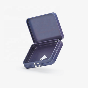 Latas C B D resistentes a los niños CR 120x58x15mm Gummy Mint Candy Packaging Latas a prueba de niños Caja de lata con bisagras - Product Image 2