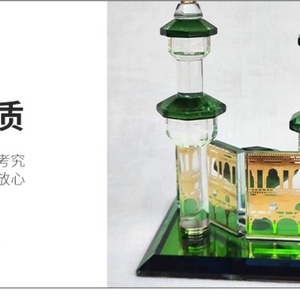 Ramadan Candle Holder - Crystal Glass Garden <b>Table</b> Decoration & Sleep Companion Stand - Product Image 4