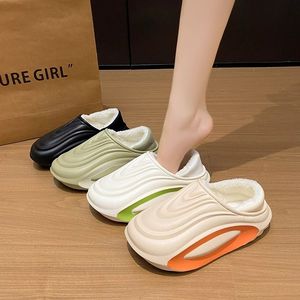 Pantofole <span class=keywords><strong>Invernali</strong></span> <span class=keywords><strong>da</strong></span> <span class=keywords><strong>Uomo</strong></span> per Interni, Design alla Moda a Righe/Tinta Unita con Suola Impermeabile in EVA, Fodera Calda e Materiali Morbidi - Product Image 5
