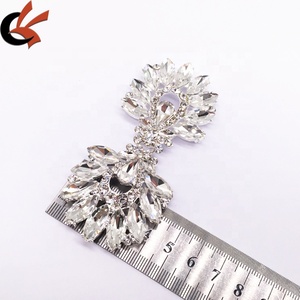 Conception personnalisée nouvelle mode manteaux de martre fourrure cristal strass paire fermoir bijoux ceinture strass boucle - Product Image 6