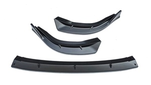 Welta - Lame de pare-chocs avant 3 pièces pour <span class=keywords><strong>Civic</strong></span> 8ème génération (<span class=keywords><strong>2006</strong></span>-2011) - Installation facile - Pièce de garniture extérieure - Product Image 3
