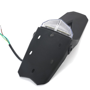 Support de feu arrière pour moto tout-terrain ZUQING HL152, plaque de montage à trou central avec câblage pour protection du garde-boue - Product Image 3