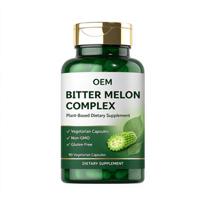 OEM Complexe de Melon Amer 1500mg en Capsules, Extrait Concentré de Melon Amer pour le Soutien du Sang, de la Peau et du Système Immunitaire, 90 Capsules Végétales - Product Image 1
