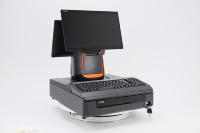 CITAQ T2w - Sistema de Punto de Venta Todo en Uno con Pantalla Táctil, Caja Registradora, Sistema POS de Windows de 15.6 Pulgadas, Impresora Térmica de 80 mm, Bluetooth 5.2