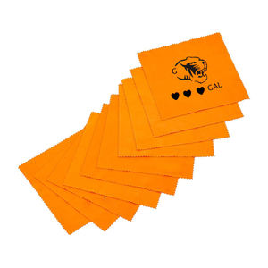 लोगो मुद्रित microfiber लेंस कपड़ा OEM आँख चश्मा साफ कपड़े - Product Image 5