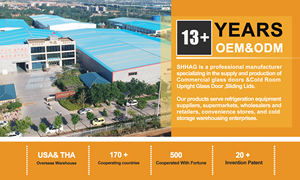 ตู้แช่และตู้แช่แข็งแบบวอล์กอินอุปกรณ์ทำความเย็นเชิงพาณิชย์พร้อมประตูกระจกบานเลื่อนแบบแบนและโค้ง - Product Image 4