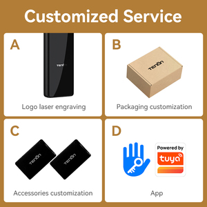 <span class=keywords><strong>Ce</strong></span> RoHS bên ngoài sinh trắc học thông minh ổ khóa ttlock an ninh điện tử Keyless mã kỹ thuật số vân tay khóa cửa cho đám mây nhà T15 - Product Image 5