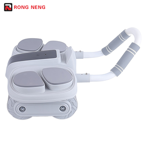 Nhà Máy giá tự động phục hồi <span class=keywords><strong>Core</strong></span> Workout trắng 4 bánh xe tập thể dục tập thể dục AB bánh xe con lăn với khuỷu tay hỗ trợ - Product Image 4