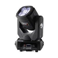 Projecteur de scène à tête mobile 4 yeux Super Beam, 9/15 canaux DMX, écran LCD, gradation 0-100%, stroboscope, lampe à effets pour DJ, bar, KTV, club