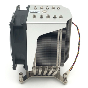 Enfriador de Aire para CPU CoolServer LGA 2011 4U R19, Radiador Cuadrado para Servidor, 5 Tubos de Calor, Enfriamiento Silencioso para CPU con TDP de 220W - Product Image 5